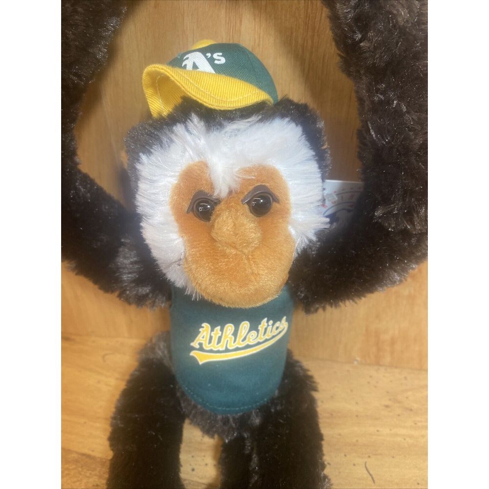 NWT OAKLAND A's ATHLETICS Clinger Rally Monkey 14" Stuffed Toy‎ Plush MLB - Picture 3 of 5